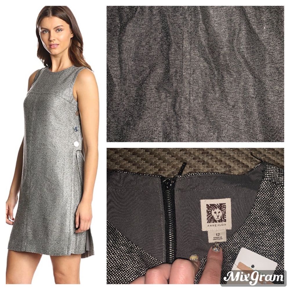anne klein Salt & Pepper Midi Dress Professional